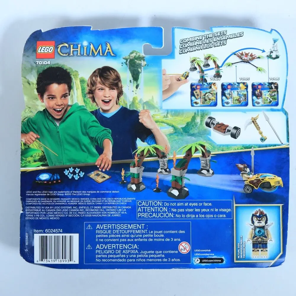 Lego Legends of Chima Jungle Gates (70104) Lennox Speedorz 81 Pieces